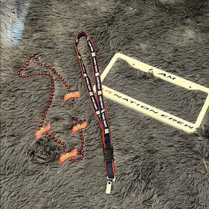 Bud Red Beaded Necklace, Dale Jr 88 Lanyard Set and Dale Jr Fan Club Lic Cover